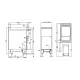 Elektrinė gruzdintuvė su neutraliąja spintele TouchScreen 18+18L 70 F2/18-78ETD (0815A432)