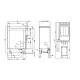 Dujinė gruzdintuvė su neutraliąja spintele TouchScreen 18+18L 70 F2/18-78GD (0832A850)