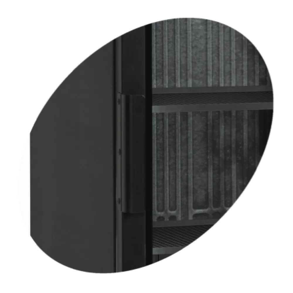 Chic Black Glass Door Cooler SCU1425H